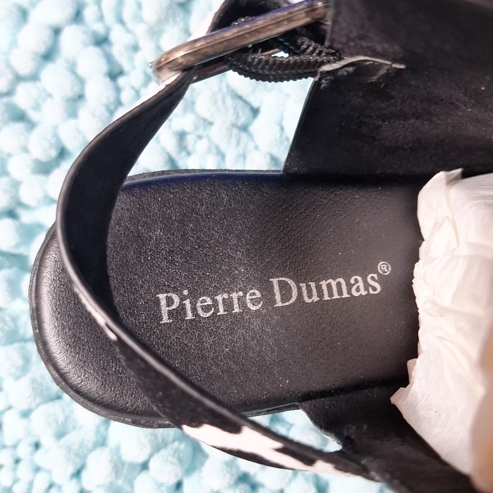 Pierre Dumas adorable black/white  clogs. Worn 2 times. Size 8 1/2 - Picture 4 of 6